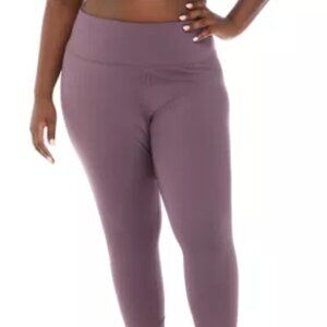 High-Waisted Leggings with Fleece Lining, 3X